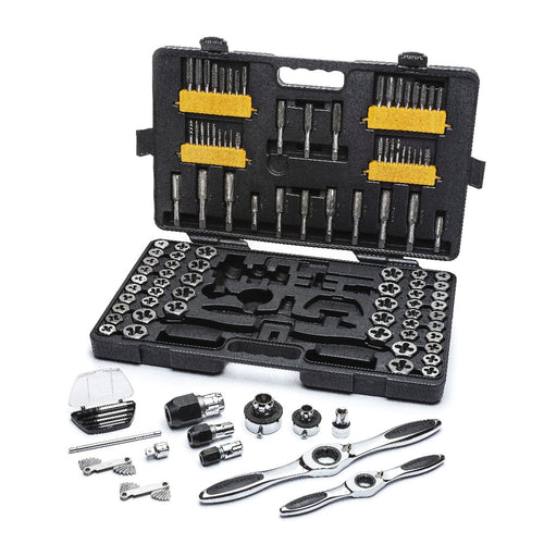 GEARWRENCH 114 PC. SAE/METRIC RATCHETING TAP AND DIE SET 82812