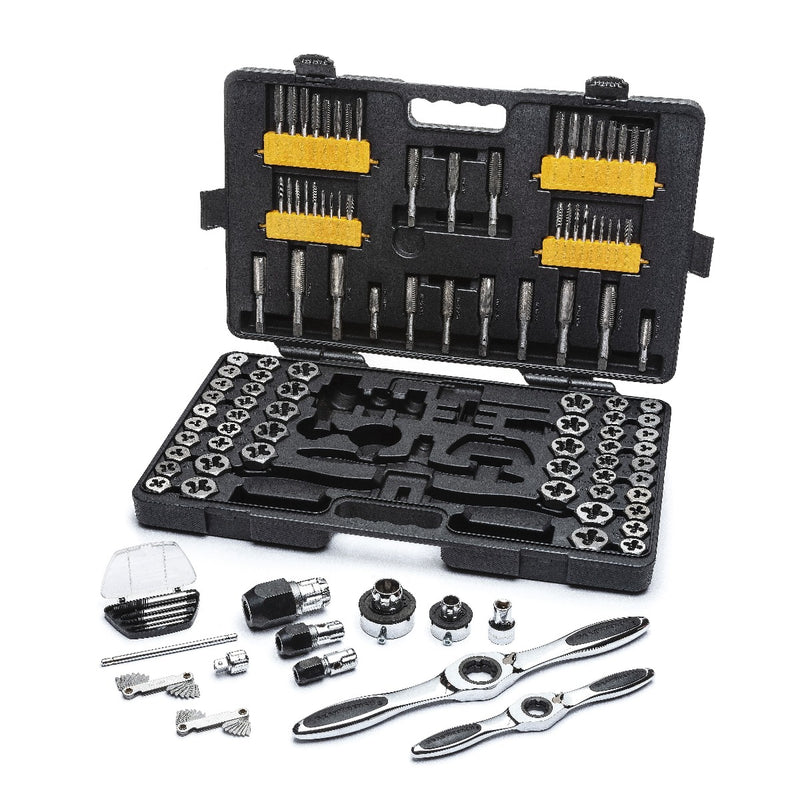 GEARWRENCH 114 PC. SAE/METRIC RATCHETING TAP AND DIE SET 82812