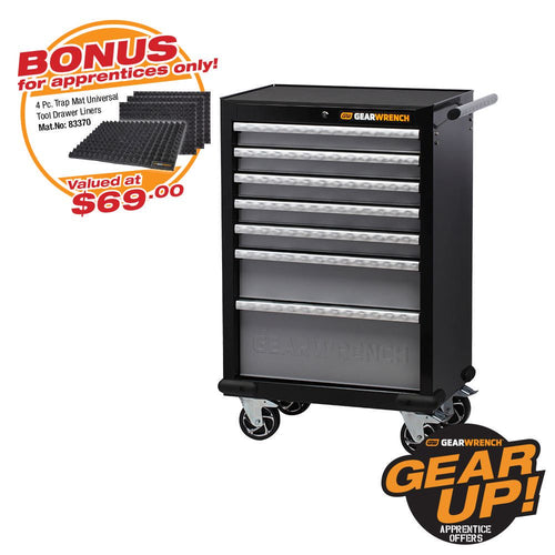 GEARWRENCH 26" 7 DRAWER TROLLEY 83155N