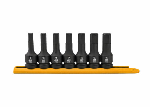 GEARWRENCH 7 PC. 1/2" DRIVE HEX BIT IMPACT METRIC SOCKET SET 84940