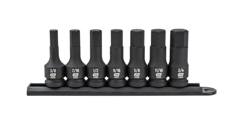 GEARWRENCH 7 PC. 1/2" DRIVE HEX BIT IMPACT SAE SOCKET SET 84941