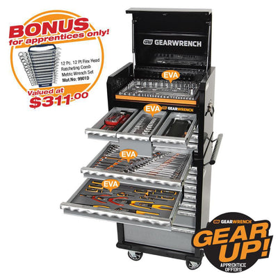 GEARWRENCH 209 PC COMBINATION TOOL KIT + 26
