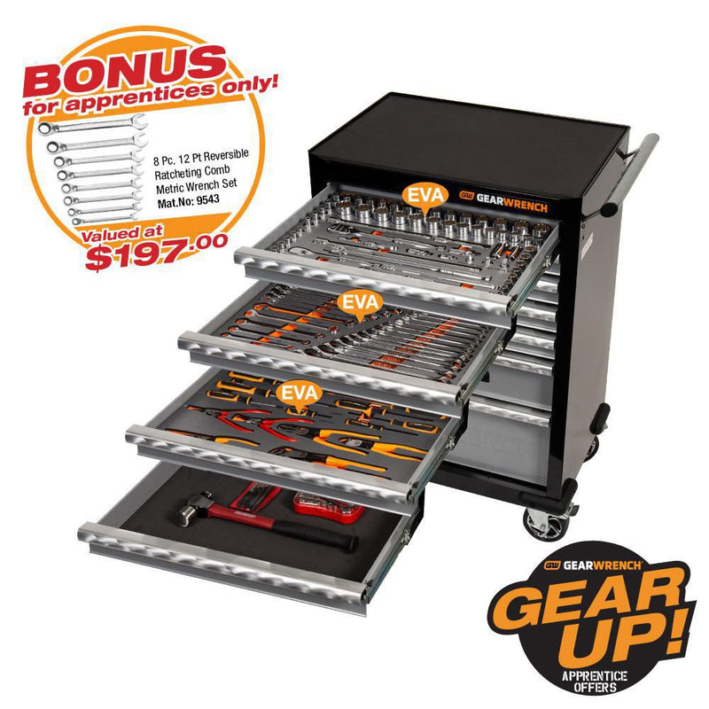 GEARWRENCH 176 PC COMBINATION TOOL KIT + 26
