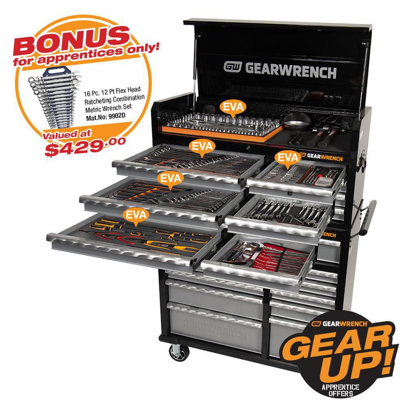 GEARWRENCH 268 PC COMBINATION TOOL KIT + 42