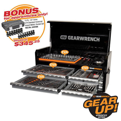 GEARWRENCH 248 PC COMBINATION TOOL KIT + 42