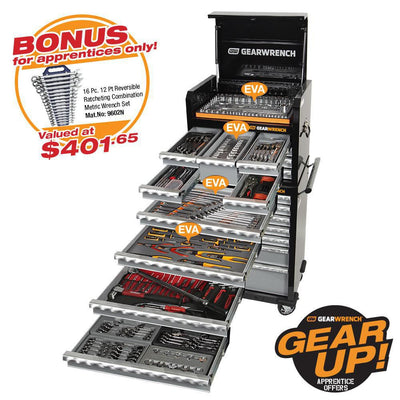 GEARWRENCH 312 PC COMBINATION TOOL KIT + 26