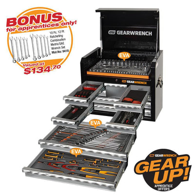 GEARWRENCH 207 PC COMBINATION TOOL KIT + 26