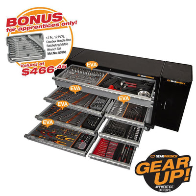 GEARWRENCH 321 PC COMBINATION TOOL KIT + 53