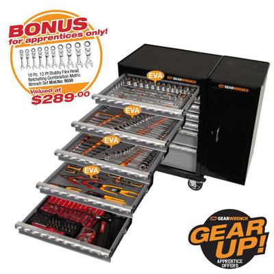 GEARWRENCH 271 PC COMBINATION TOOL KIT + 26