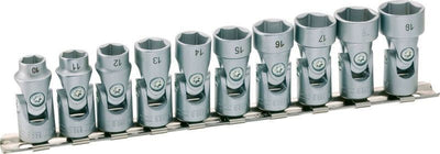 HAZET 880G/10H 10-piece 3/8in flexible socket set