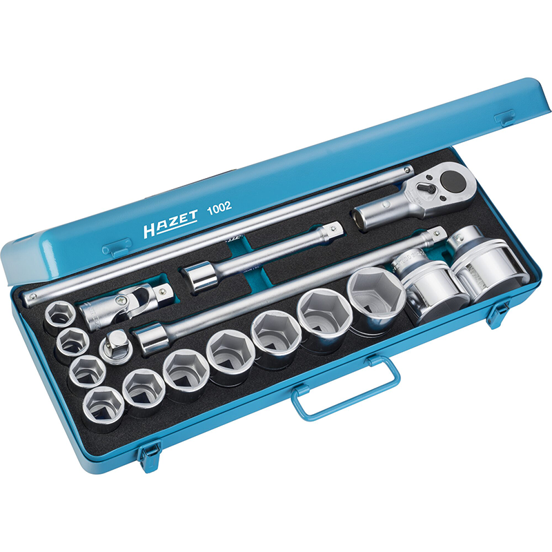 HAZET 18 Piece 3/4in Metric Socket Set 1002
