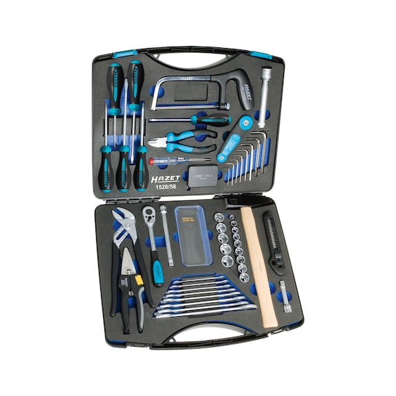 HAZET 56 Piece Tool Case with Tools 1520/56