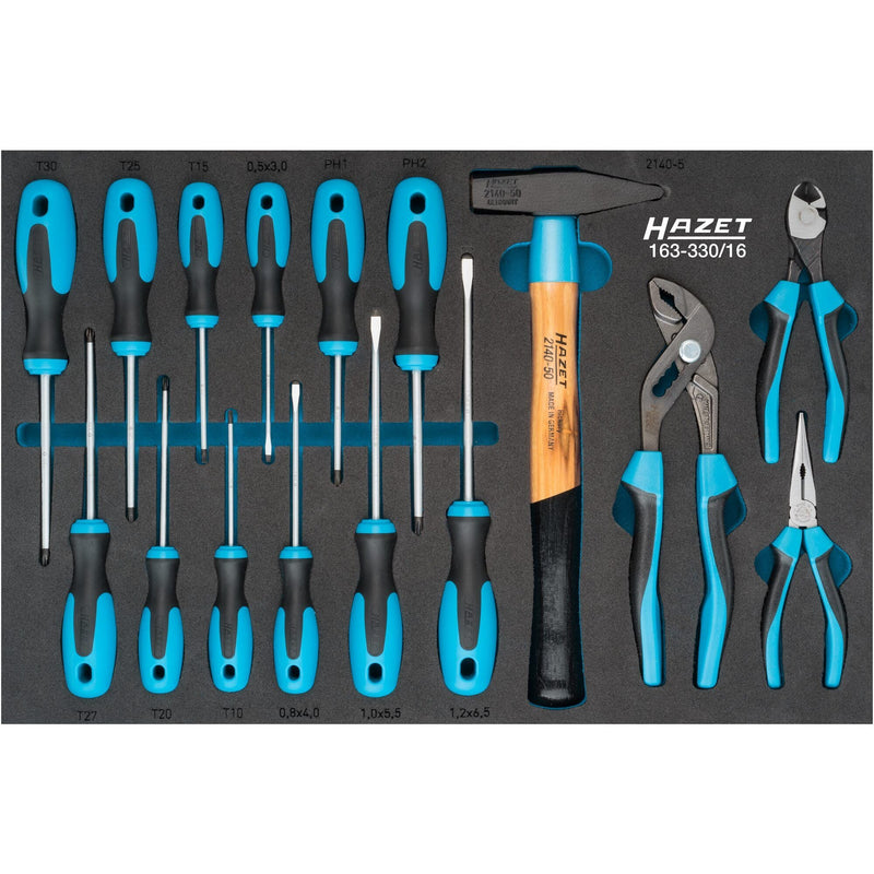 HAZET 16 Piece Tool Set 163-330/16