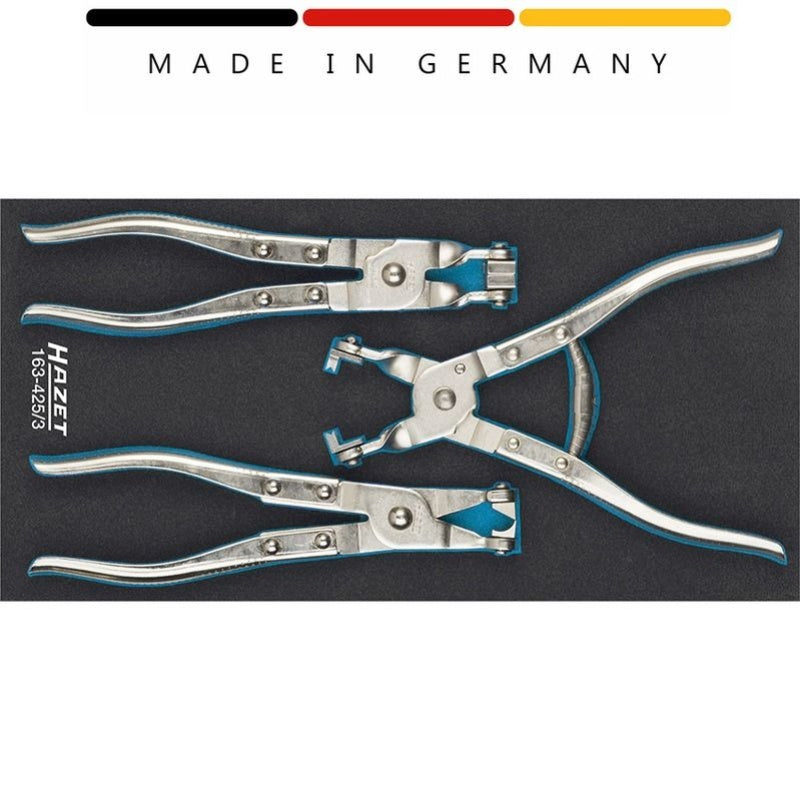 HAZET 3 Piece Hose Clamp Pliers Set 163-425/3