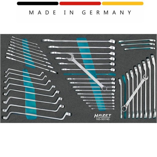 HAZET 45 Piece Wrench Set 163-507/45