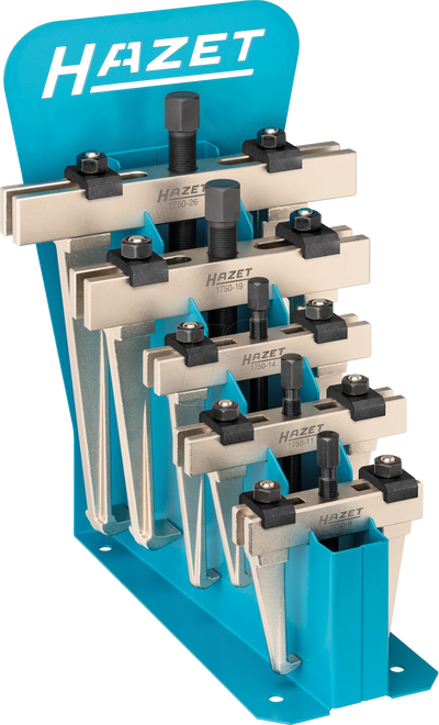 HAZET 5 Piece 2-Arm Quick-Clamping Puller Set 1750/5