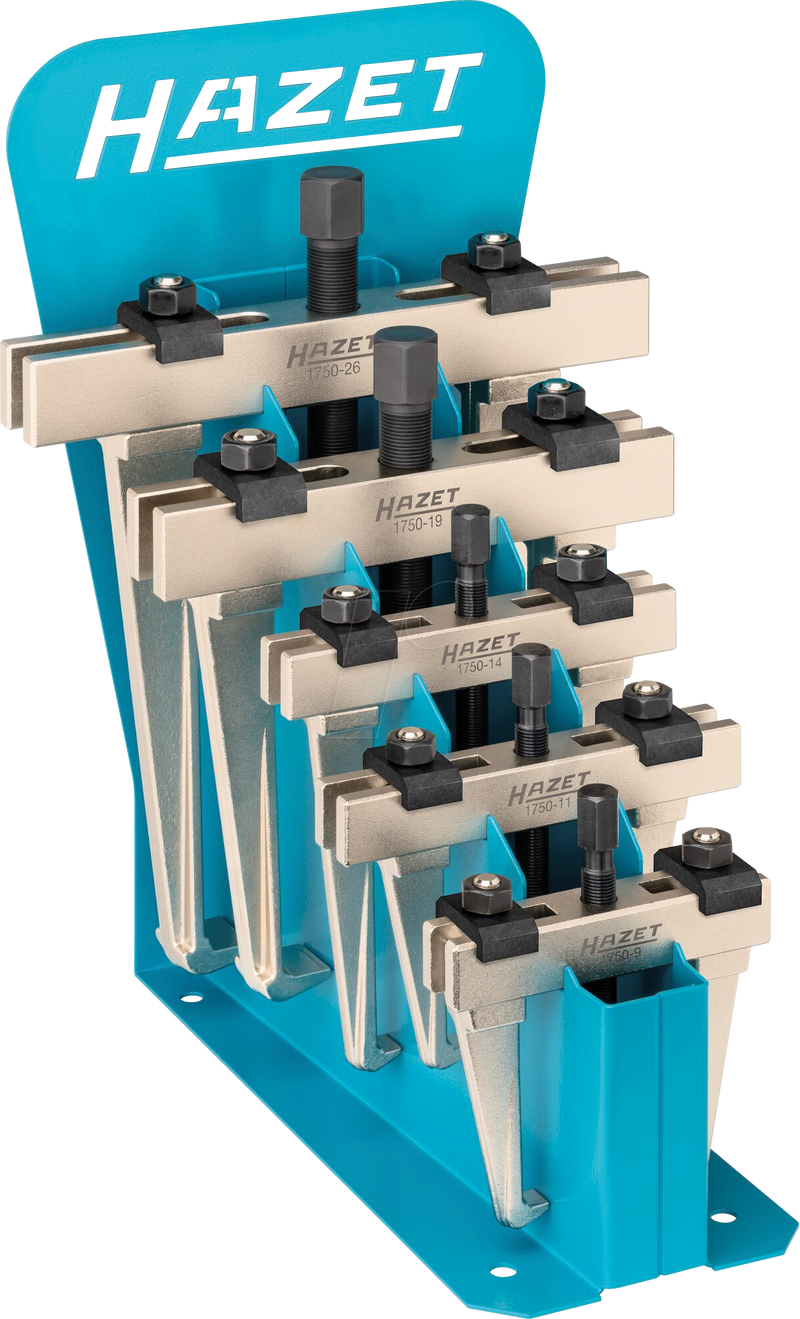 HAZET 5 Piece 2-Arm Quick-Clamping Puller Set 1750/5