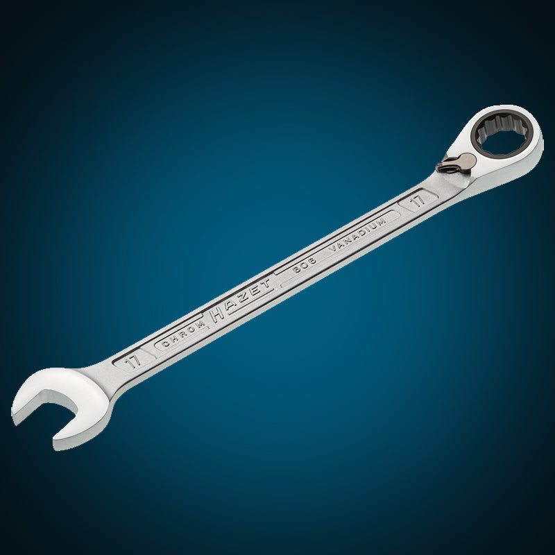HAZET 17mm Ratcheting Combination Wrench 606-17