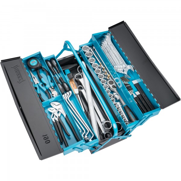 HAZET 80 Piece Metal Tool Box With Tool Assortment 190/80