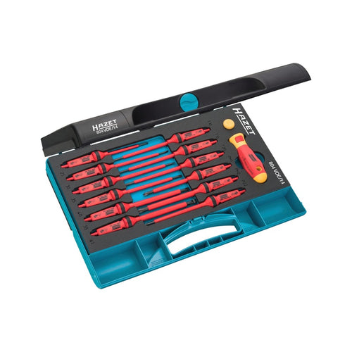 HAZET 14 Piece VDE Screwdriver Set 804VDE/14