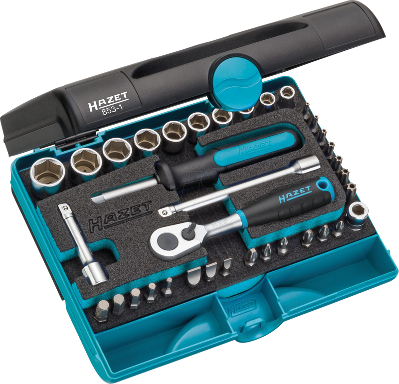 HAZET 36 Piece 1/4in Socket Set 853-1
