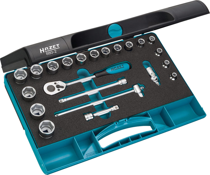 HAZET 22 Piece 3/8in Socket Set 880-2