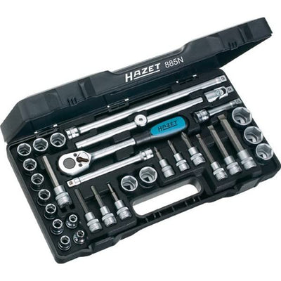 HAZET 32 Piece 3/8in Socket Set 885N