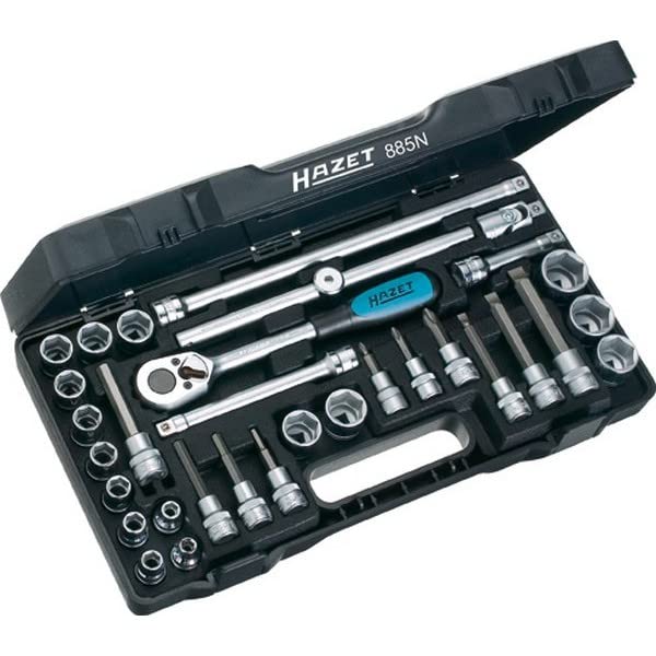 HAZET 32 Piece 3/8in Socket Set 885N