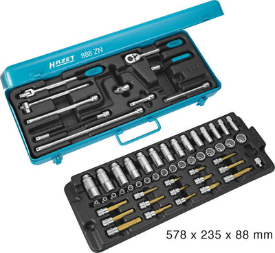 HAZET 58 Piece 3/8in Socket Set 888ZN