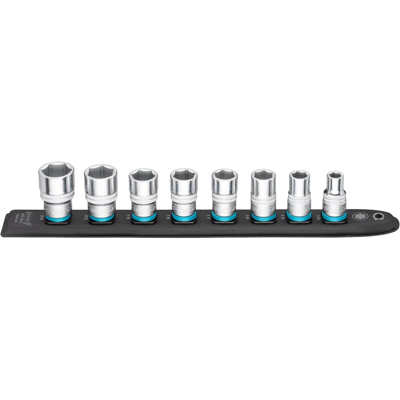 HAZET 8 Piece Metric SmartRail Socket Set 900-SR/8