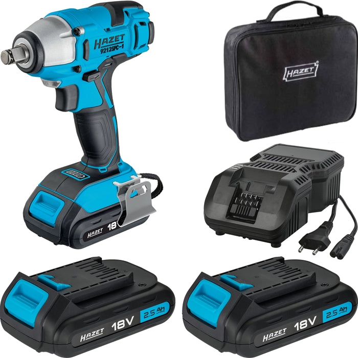 HAZET 4 Piece Cordless Impact Wrench Set 9212SPC-1/4