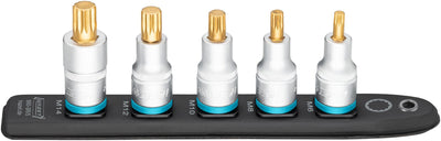 HAZET 5 Piece XZN SmartRail Socket Set 990-SR/5