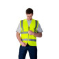 PORTWEST Workwear Tradie Hi-Vis Yellow Zipped Band & Brace Vest C375  -JTD