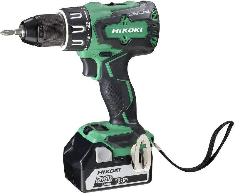 HIKOKI Hitachi DV18DBSL 18v Brushless Cordless Impact Hammer Drill Driver Skin BDD