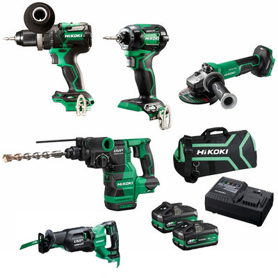 Hitachi/Hikoki KC36W4AHRZ - 36/18V 5Pce Combo Kit (3 x 5/2.5Ah)-LIMITED EDITION-FDB