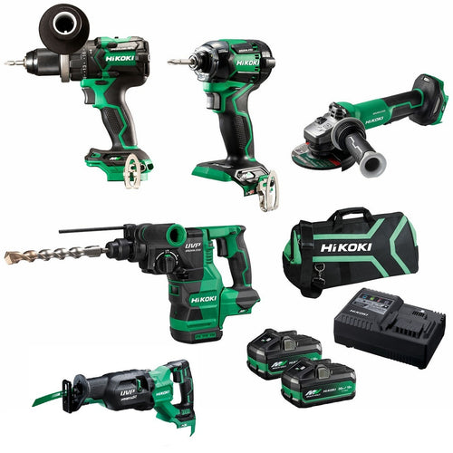Hitachi/Hikoki KC36W4AHRZ - 36/18V 5Pce Combo Kit (3 x 5/2.5Ah)-LIMITED EDITION-FDB