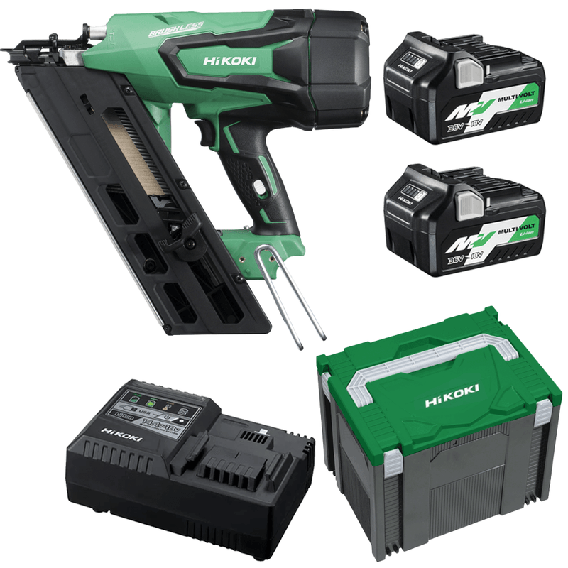 Hitachi/Hikoki  18V 5.0Ah Li-Ion Cordless Brushless Framing Nailer  Kit