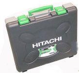 Hitachi case-drill 12V-18V Cordless Carry Case