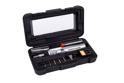 HOT DEVIL Gas Soldering Iron Kit-10pce HD1959K