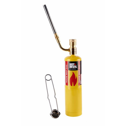 HOT DEVIL Fast Flame Trade Map Torch Kit With Bonus Hand Sparker- HDMTK
