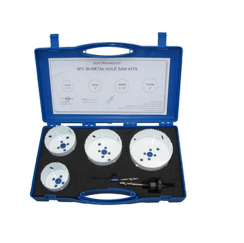 MAKO HRD-3011 – 6Pc Electrician’s Hole Saw Kit