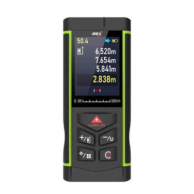 IMEX 200m Red Beam Laser Distance Meter with Camera 008-BE200RC - GEN 2