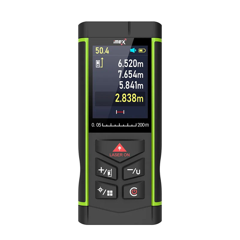 IMEX 200m Red Beam Laser Distance Meter with Camera 008-BE200RC - GEN2