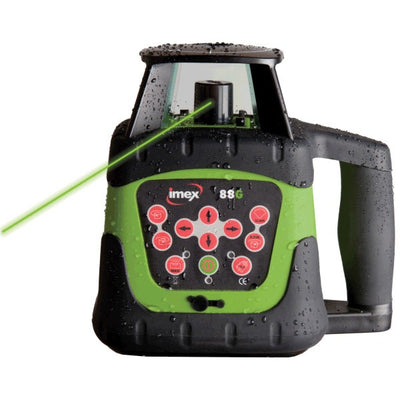 IMEX Hi Vis Green Beam Laser 88G Rotating Laser Kit