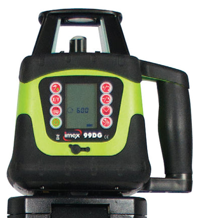 IMEX Rotating Full Auto Grade Red Beam Construction Laser Level Kit 99DG