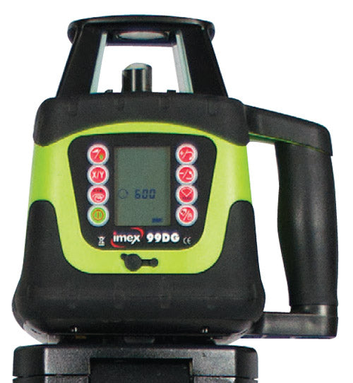 IMEX Rotating Full Auto Grade Red Beam Construction Laser Level Kit 99DG