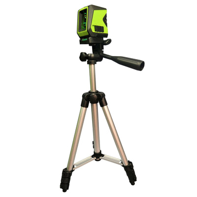 IMEX Hi Vis Green Beam Cross Line Laser Level With Tripod- L2G -FDD -BFD
