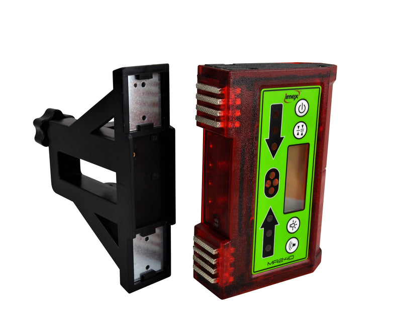 IMEX Red  Beam Rotating Laser Machine Control Magnetic Mount 240 Degree Receiver MR240