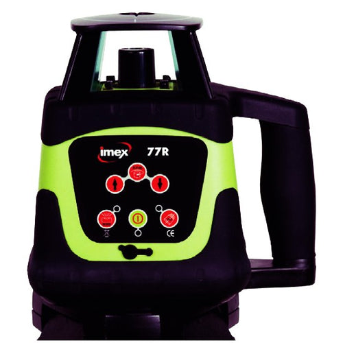 IMEX 77R Red Beam Rotating Construction Laser Level Kit