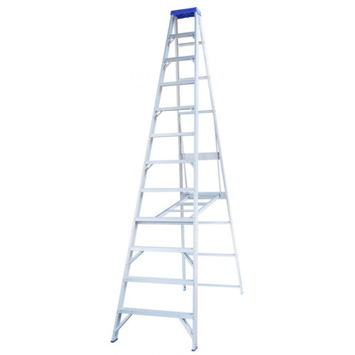 INDALEX Aluminium Single Sided Step Ladder - Pro Series - 4.3m 150kg Rated